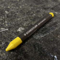 Восковый карандаш для камня Staedtler 236 жёлтый