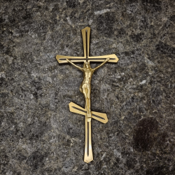 Хрест з перекладиною та розп“яттям, православний. 021 (230х105)